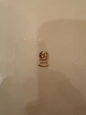 Lot of white and gold china (Lenox and more)