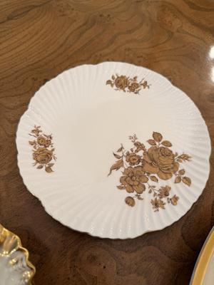 Lot of white and gold china (Lenox and more)