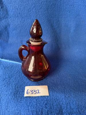 Avon ruby red cruet w/ stopper