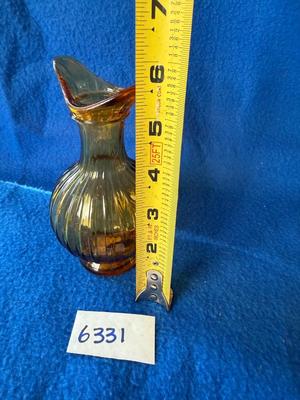 Avon Amber glass crier