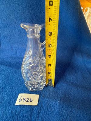 Anchor Hocking Star of David vinegar or oil cruet