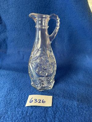 Anchor Hocking Star of David vinegar or oil cruet