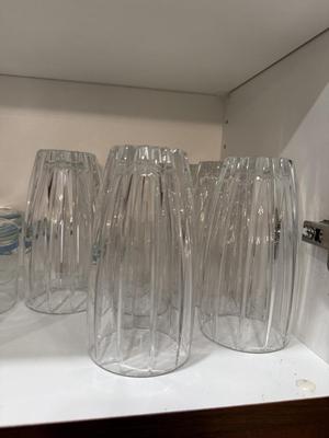 6 water glasses