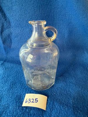 Clear glass jug