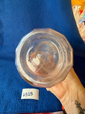 Clear glass jug