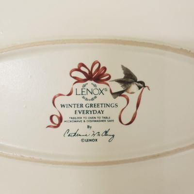 Lenox Winter Greetings 11 Person Set, Platter and Bowls (BS-KD)