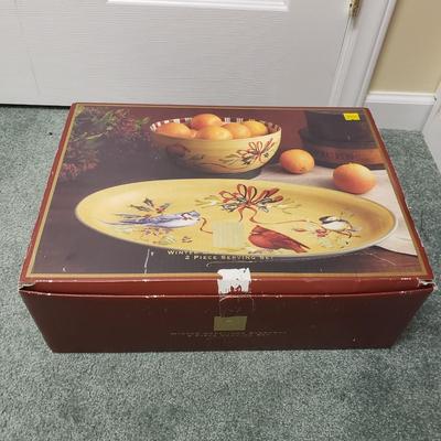 Lenox Winter Greetings 11 Person Set, Platter and Bowls (BS-KD)