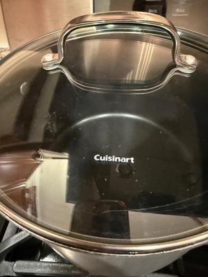 2 like new Cuisinart pots