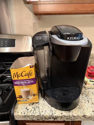 Kuerig with coffee pods