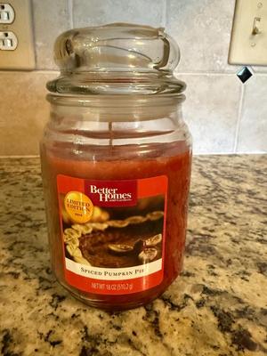 Spiced pumpkin spice candle