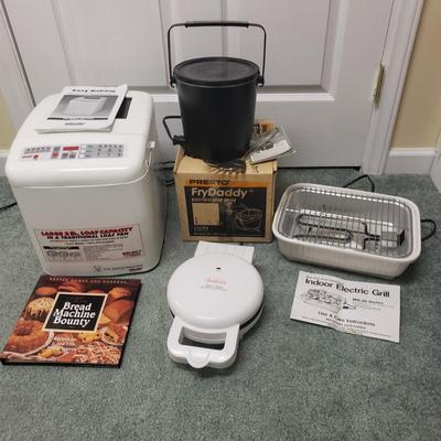 Waffle Maker, Bread Machine, Indoor Grill and More! (BS-KD)