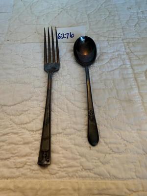 Teaspoon & fork