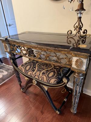 Designer pick: Absolutely gorgeous baroque style console table and bench