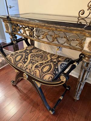 Designer pick: Absolutely gorgeous baroque style console table and bench