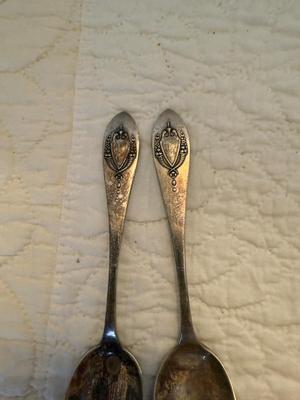 Silver spoons set Galt vintage estate Eagle Washington DC capital