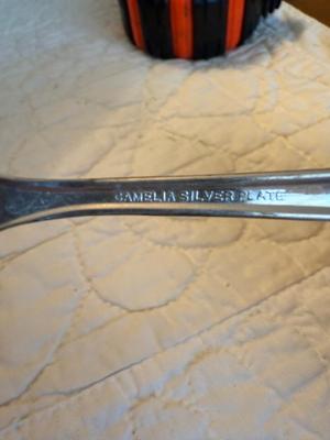13 forks-Camelia silver plate