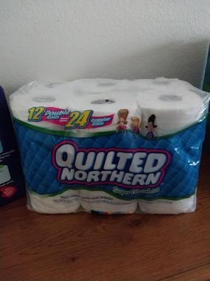 Large package of Charmin and New Scrubbing Bubbles