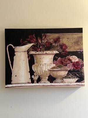 Canvas wall art- Urns and pitcher