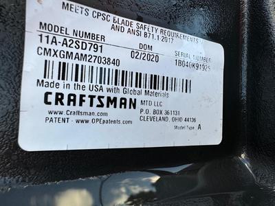 Craftsman M105 Lawnmower