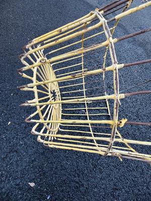 Vintage Metal Oyster/Clam/Egg Basket