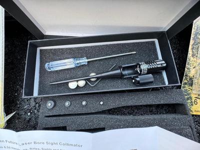 J.M. Bucheimer Co. Rifle Case, Laser Bore Sight & Barrie Rocky Mountain Ultra Blades