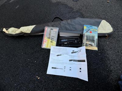 J.M. Bucheimer Co. Rifle Case, Laser Bore Sight & Barrie Rocky Mountain Ultra Blades