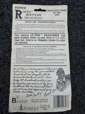 J.M. Bucheimer Co. Rifle Case, Laser Bore Sight & Barrie Rocky Mountain Ultra Blades