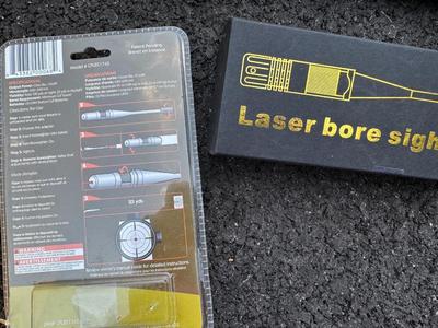 J.M. Bucheimer Co. Rifle Case, Laser Bore Sight & Barrie Rocky Mountain Ultra Blades