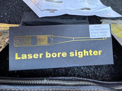 J.M. Bucheimer Co. Rifle Case, Laser Bore Sight & Barrie Rocky Mountain Ultra Blades