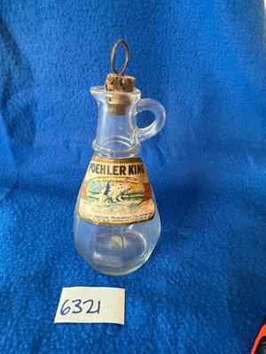 Poehler King vinegar bottle