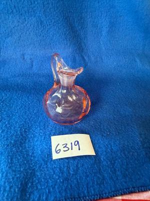 Pretty in Pink vinegar cruet