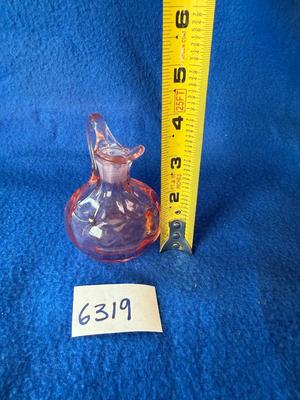 Pretty in Pink vinegar cruet