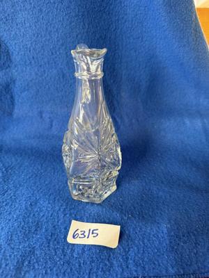 Anchor Hocking Star of David vinegar or oil cruet