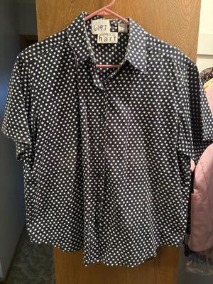 Keren hart xl stars short sleeve ladies shirt