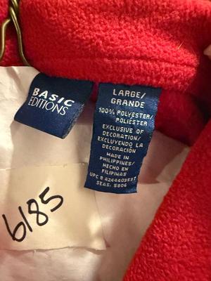 Large basic edition fleece button up shirt/jacket