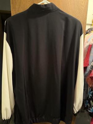 Large Silver Threads ladybug jacket
