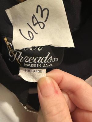 Large Silver Threads ladybug jacket