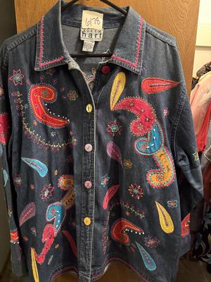 Keren Hart xl denim shirt