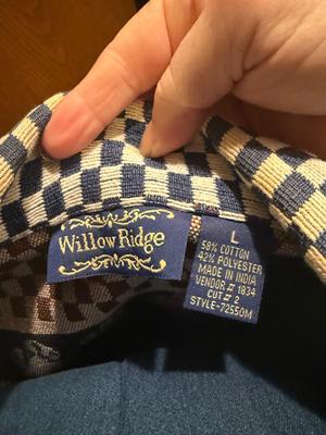 Willow Ridge size large vest and jacket