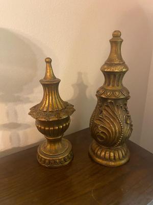 VINTAGE GLASS LAMP, HOME INTERIORS ACCENTS AND CANDY DISH