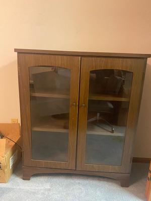 DOUBLE DOOR DISPLAY CABINET