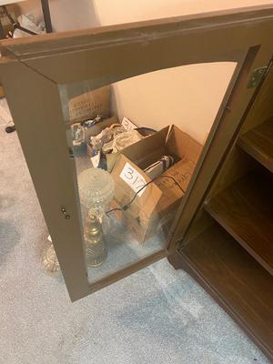 DOUBLE DOOR DISPLAY CABINET