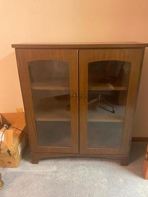 DOUBLE DOOR DISPLAY CABINET