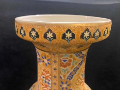 UNIQUE LARGE HAND PAINTED FLOOR VASE