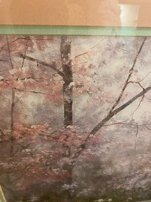 LARGE FRAMED ART WALL HANGING