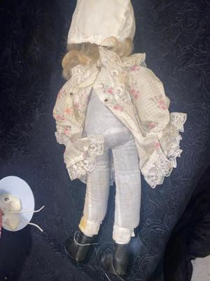 2 PORCELAIN DOLLS
