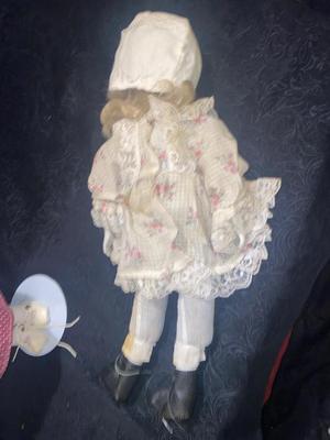 2 PORCELAIN DOLLS