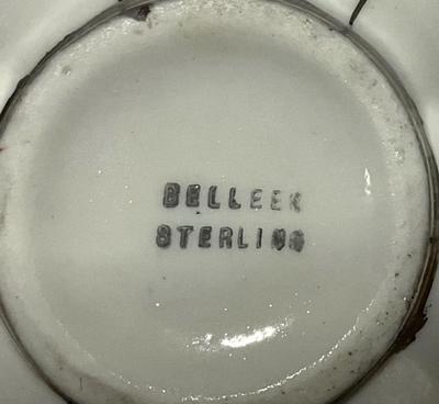 Belleek Sterling Set