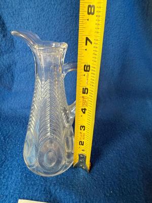 1902 EAPG Georgia pattern Peacock eye feather-cut glass