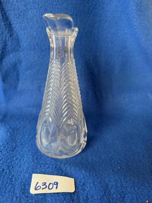 1902 EAPG Georgia pattern Peacock eye feather-cut glass